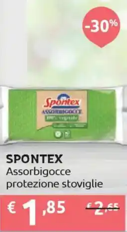 Ipersoap SPONTEX Assorbigocce protezione stoviglie offerta