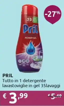 Ipersoap PRIL Tutto in 1 detergente lavastoviglie in gel offerta