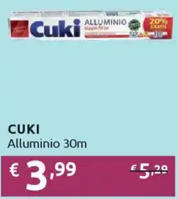Ipersoap CUKI Alluminio 30m offerta