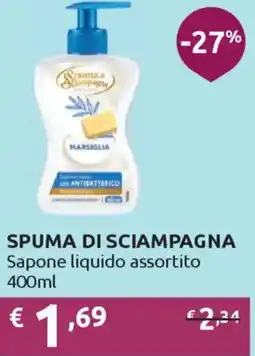 Ipersoap SPUMA DI SCIAMPAGNA Sapone liquido offerta