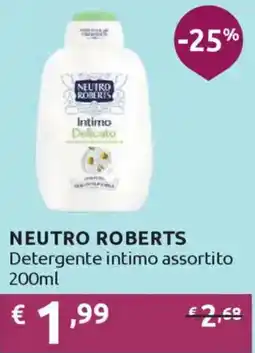 Ipersoap NEUTRO ROBERTS Detergente intimo offerta