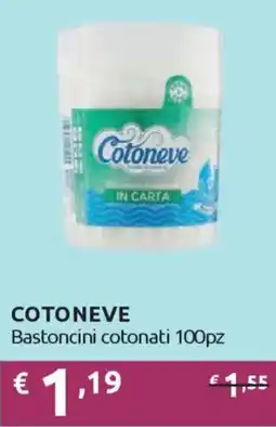 Ipersoap COTONEVE Bastoncini cotonati 100pz offerta