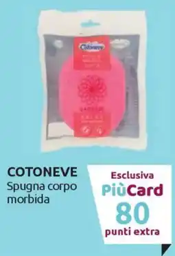 Ipersoap COTONEVE Spugna corpo morbida offerta