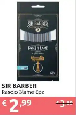 Ipersoap SIR BARBER Rasoio 3lame 6pz offerta