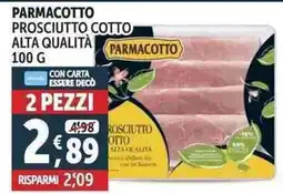 Deco Supermercati Parmacotto prosciutto cotto alta qualità offerta