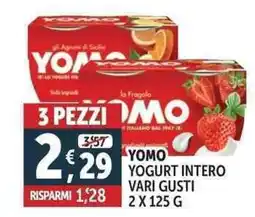 Deco Supermercati Yomo yogurt intero offerta