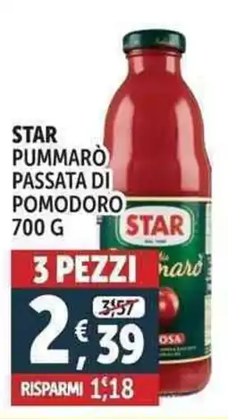 Deco Supermercati Star pummarò passata di pomodoro offerta
