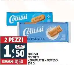 Deco Supermercati Colussi biscotti zuppalatte oswego offerta