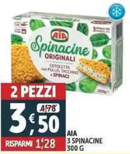 Deco Supermercati Aia 3 spinacine offerta
