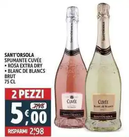 Deco Supermercati Sant'orsola spumante cuvée offerta