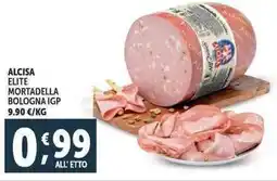 Deco Supermercati Alcisa elite mortadella bologna IGP offerta