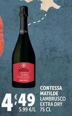 Deco Supermercati Contessa matilde lambrusco extra dry offerta