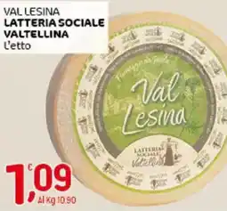 Crai Val lesina LATTERIA SOCIALE VALTELLINA offerta