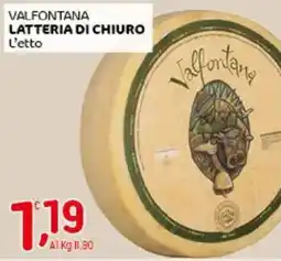 Crai Valfontana LATTERIA DI CHIURO offerta
