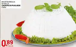 Crai Ricotta fresca di vacca CASEIFICIO PUGLIESE offerta