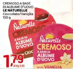 Crai Cremoso a base di albume d'uovo LE NATURELLE offerta