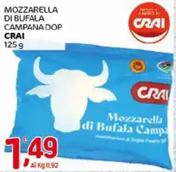 Crai Mozzarella di bufala campana dop CRAI offerta