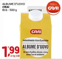 Crai Albume d'uovo CRAI Brik offerta
