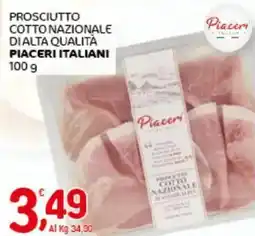 Crai Prosciutto cotto nazionale dialta qualità PIACERI ITALIANI offerta