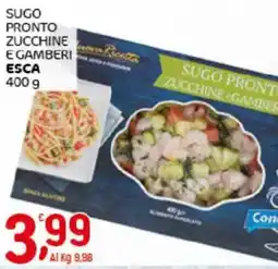 Crai Sugo pronto zucchine e gamberi ESCA offerta