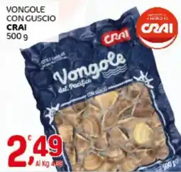 Crai Vongole con guscio CRAI offerta