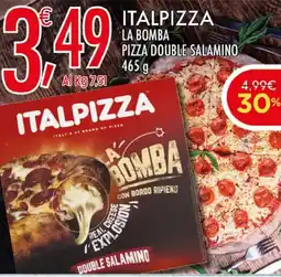 Crai Italpizza la bomba pizza double salamino offerta