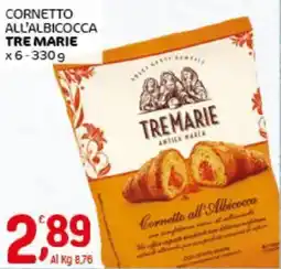 Crai Cornetto all'albicocca TRE MARIE x6 offerta