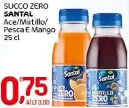 Crai Succo zero SANTAL offerta