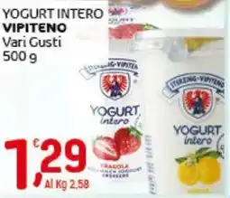 Crai Yogurt intero VIPITENO offerta