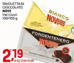 Crai Tavoletta di cioccolato NOVI offerta