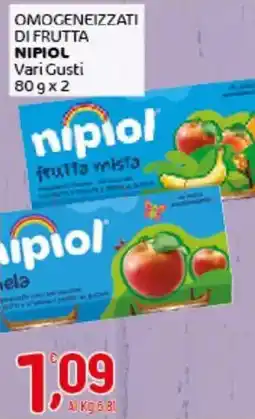 Crai Omogeneizzati di frutta NIPIOL offerta