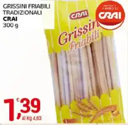 Crai Grissini friabili tradizionali CRAI offerta