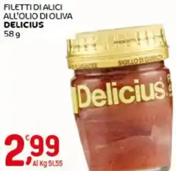 Crai Filetti di alici all'olio di oliva DELICIUS offerta