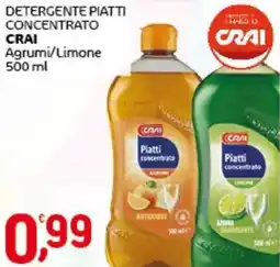 Crai Detergente piatti concentrato CRAI offerta