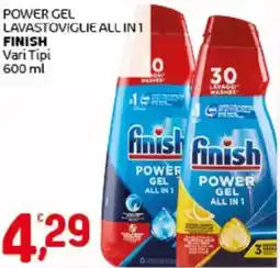 Crai Power gel lavastoviglie all in 1 FINISH offerta