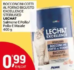 Crai Bocconcini cotti al forno bigusto excellence sterilised LECHAT offerta