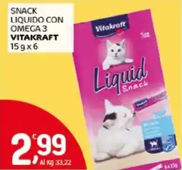 Crai Snack liquido con omega 3 VITAKRAFT offerta