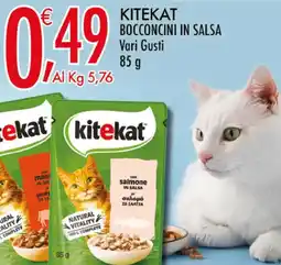 Crai KITEKAT bocconcini in salsa offerta