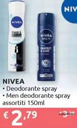 Ipersoap NIVEA Deodorante spray Men deodorante spray offerta