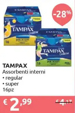 Ipersoap TAMPAX Assorbenti interni offerta