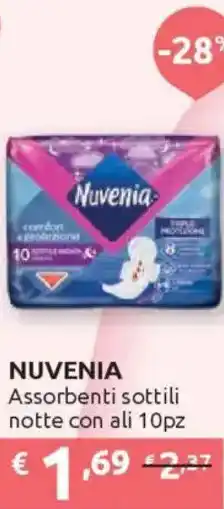 Ipersoap NUVENIA Assorbenti sottili notte con ali offerta