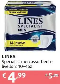 Ipersoap LINES Specialist men assorbente offerta