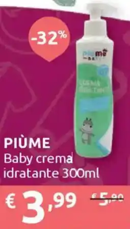 Ipersoap PIÙME Baby crema idratante offerta