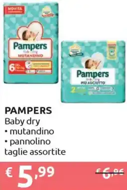 Ipersoap PAMPERS Baby dry offerta