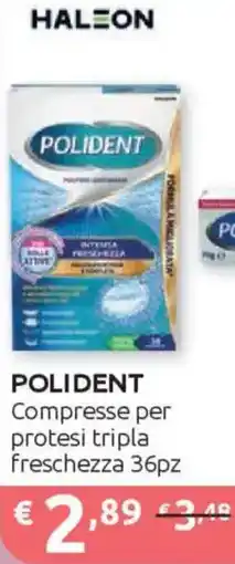 Ipersoap POLIDENT Compresse per protesi tripla freschezza offerta
