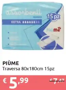 Ipersoap PIÙME Traversa 80x180cm offerta