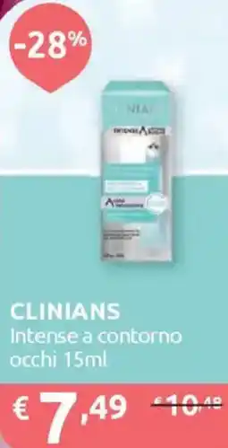 Ipersoap CLINIANS Intense a contorno occhi offerta
