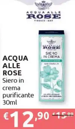 Ipersoap ACQUA ALLE ROSE Siero in crema purificante offerta
