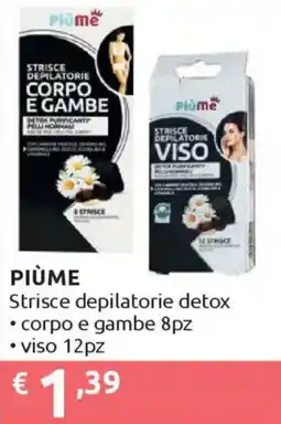 Ipersoap PIÙME Strisce depilatorie detox offerta