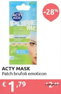 Ipersoap ACTY MASK Patch brufoli emoticon offerta
